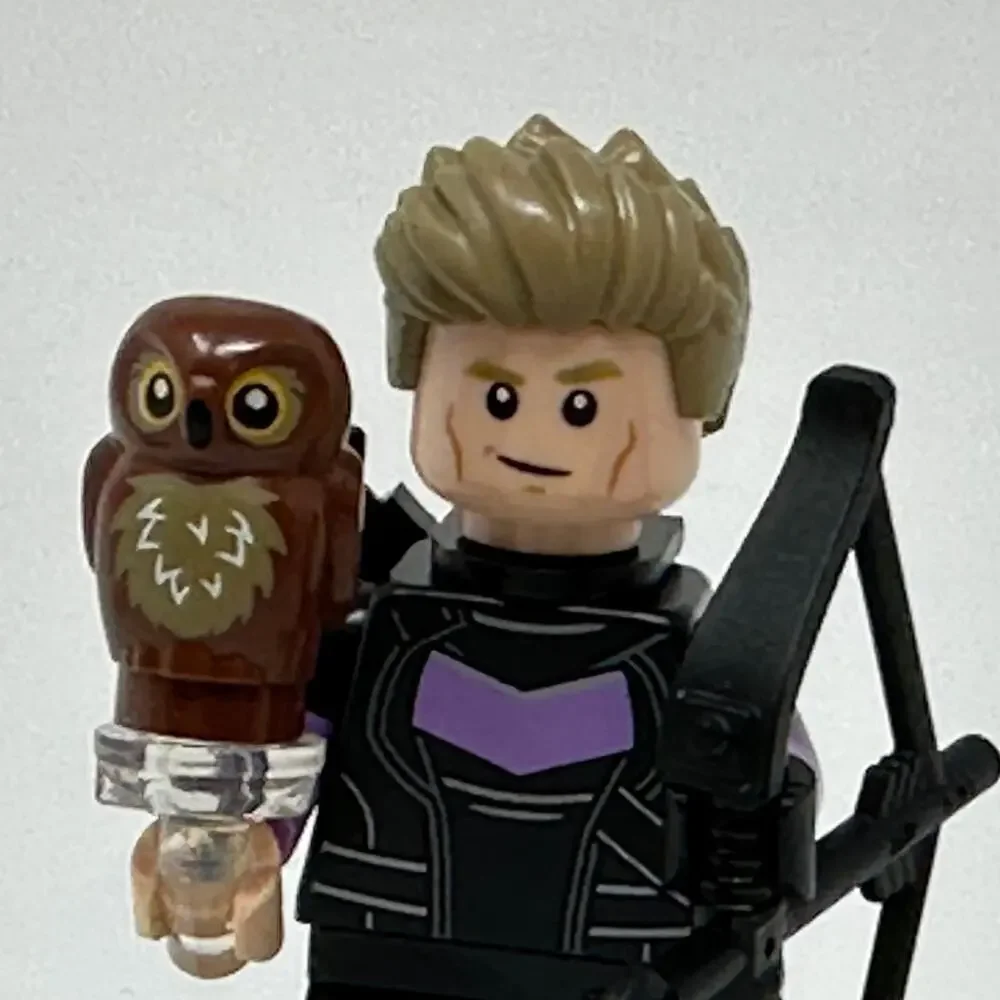 LEGO Marvel MCU Minifigure Hawkeye Clint Barton Bow Quiver Owl Series 2 71039